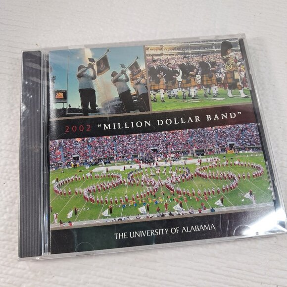 New The University of Alabama 2002 Million Dollar Band Marching Band CD sealed